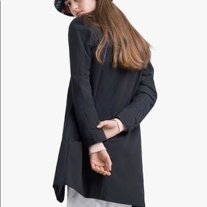 NWT Herschel supply black Mac trench xs